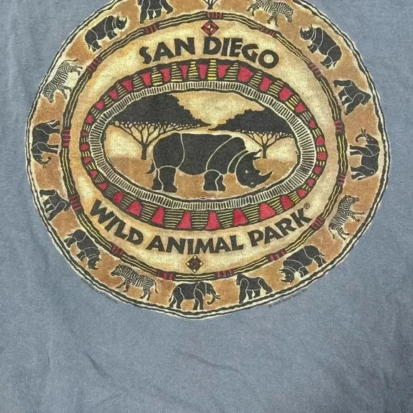 Tultex San Diego Zoo T Shirt Size XXL 2XL - Picture 4 of 4